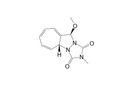 1H-Cyclohepta[3,4]pyrazolo[1,2-a][1,2,4]triazole-1,3(2H)-dione, 4a,10-dihydro-10-methoxy-2-methyl-, cis-