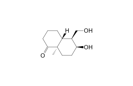 1(2H)-Naphthalenone, octahydro-6-hydroxy-5-(hydroxymethyl)-8a-methyl-, [4aR-(4a.alpha.,5.alpha.,6.alpha.,8a.beta.)]-