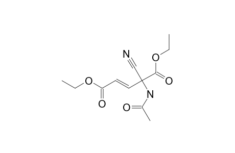 DIETHYL-(E)-4-(ACETYLAMINO)-4-CYANO-2-PENTENEDIONATE