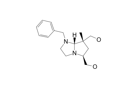 1-Benzyl-5,7-bis(hydroxymethyl)-7-methylhexahydro-1H-pyrrolo[1,2-a]imidazole