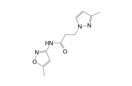 N-(5-methyl-3-isoxazolyl)-3-(3-methyl-1H-pyrazol-1-yl)propanamide