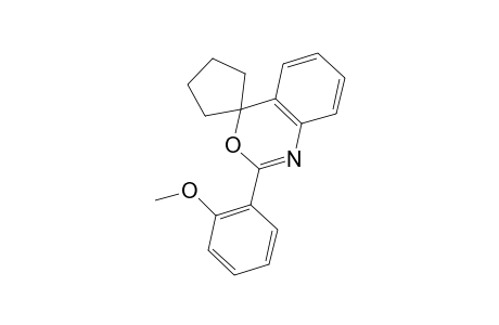 2-(2-Methoxyphenyl)spiro[3,1-benzoxazine-4,1'-cyclopentane]