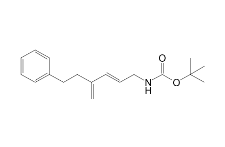 [(E)-4-Methylene-6-phenylhexa-2-enyl]carbamic acid t-butyl ester