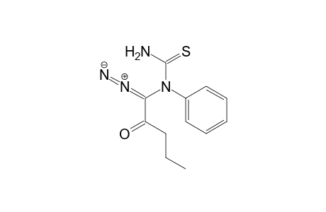 N-phenyl-3-thioureido-1-diazo-pentan-2-one