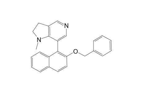 1-(1-Methyl(2-pyrrolino[2,3-d]pyridin-7-yl)-2-(phenylmethoxy)naphthalene