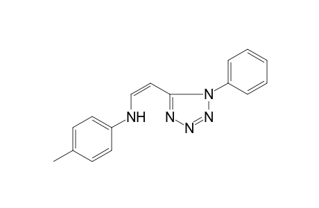 4-Methyl-N-[(Z)-2-(1-phenyl-1H-tetraazol-5-yl)ethenyl]aniline