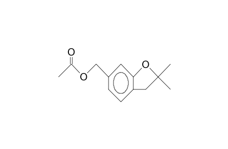 2,2-Dimethyl-6-acetoxymethyl-2,3-dihydro-benzofuran