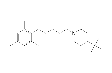 Piperidine, 4-(1,1-dimethylethyl)-1-[5-(2,4,6-trimethylphenyl)pentyl]-
