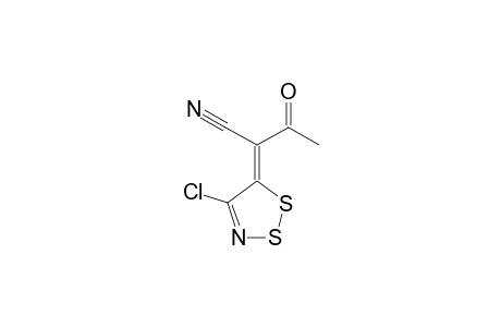 (2Z)-2-(4-chloranyl-1,2,3-dithiazol-5-ylidene)-3-oxidanylidene-butanenitrile