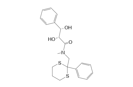 (2R,3S)-2,3-Dihydroxy-N-methyl-N-(2'-phenyl-1',3'-dithiolane-2-ylmethyl)-3-phenylpropionamide