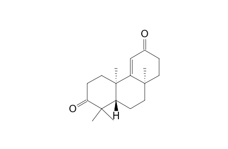 (-)-(4aR,8aR,10aS)-1,1,4a,8a-tetramethyl-4,4a,7,8,8a,9,10,10a-octahydrophenanthrene-2,6(1H,3H)-dione