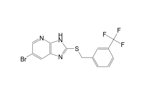 6-bromo-2-{[3-(trifluoromethyl)benzyl]sulfanyl}-3H-imidazo[4,5-b]pyridine