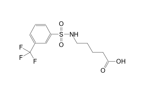 5-({[3-(trifluoromethyl)phenyl]sulfonyl}amino)pentanoic acid