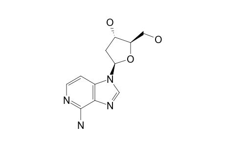 4-AMINO-1-(2'-DEOXY-BETA-D-ERYTHRO-PENTOFURANOSYL)-1H-IMIDAZO-[4,5-C]-PYRIDINE