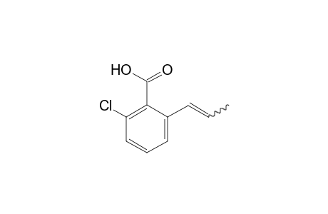 2-Chloro-6-(prop-1-enyl)benzoic acid