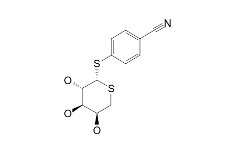 4-CYANOPHENYL_1,5-DITHIO-ALPHA-L-ARABINOPYRANOSIDE;MINOR_ISOMER