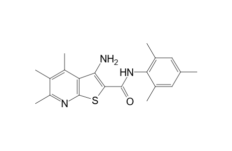 3-Amino-4,5,6-trimethyl-N-(2,4,6-trimethylphenyl)-2-thieno[2,3-b]pyridinecarboxamide