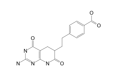 4-[2-(2-AMINO-4,7-DIOXO-3,4,5,6,7,8-HEXAHYDROPYRIDO-[2,3-D]-PYRIMIDIN-6-YL)-ETHYL]-BENZOIC-ACID
