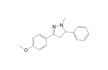 3-(4-Methoxyphenyl)-1-methyl-5-phenyl-4,5-dihydro-1H-pyrazole