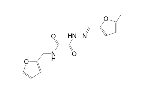 N-(2-furylmethyl)-2-{(2E)-2-[(5-methyl-2-furyl)methylene]hydrazino}-2-oxoacetamide
