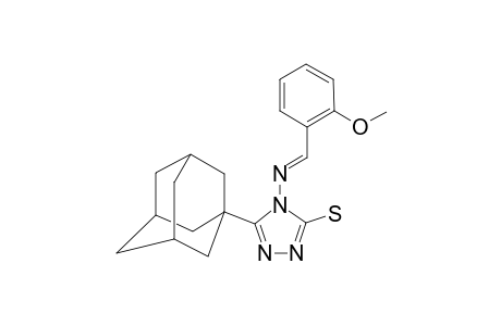 5-(1-ADAMANTYL)-4-(2-METHOXYBENZYLIDENEAMINO)-3-MERCAPTO-1,2,4-TRIAZOLE