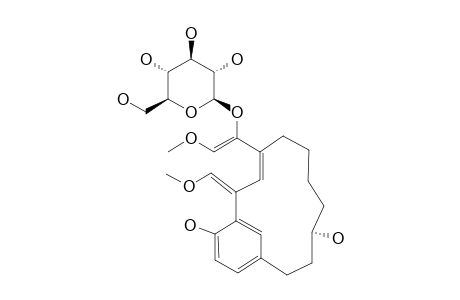 (+)-S-MYRICANOL-5-O-BETA-D-GLUCOPYRANOSIDE