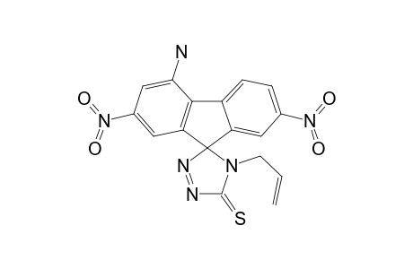 4-AMINO-2,7-DINITRO-4'-(2-PROPENYL)-4',5'-DIHYDROSPIRO-[FLUOREN-9,3'-(1,2,4-TRIAZOLE)]-5'-THIONE