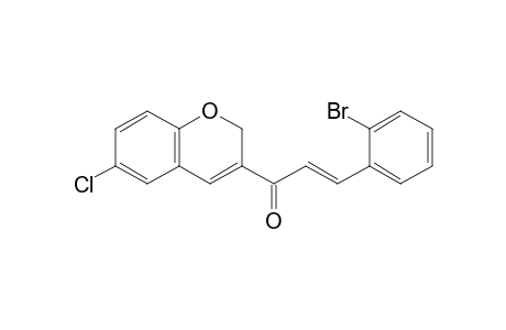 (E)-1-(6-Chloro-2H-chromen-3-yl)-3-(2-bromophenyl)-prop-2-en-1-one