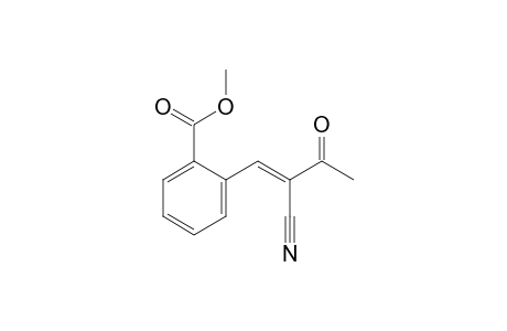 2-(Methoxycarbonyl)-.alpha.-acetylcinnamyl-nitrile
