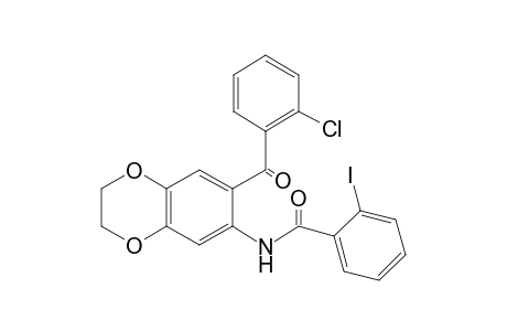 Benzamide, N-[7-(2-chlorobenzoyl)-2,3-dihydro-1,4-benzodioxin-6-yl]-2-iodo-