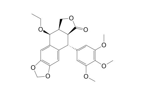 (5S,5aR,8aS,9R)-5-ethoxy-9-(3,4,5-trimethoxyphenyl)-5a,6,8a,9-tetrahydro-5H-isobenzofurano[5,6-f][1,3]benzodioxol-8-one
