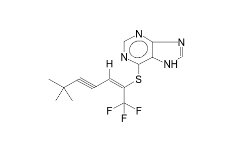 (E)-S-(1,1,1-TRIFLUORO-6,6-DIMETHYL-2-HEPTEN-4-YN-2-YL)-6-MERCAPTOPURINE