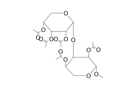 METHYL 2,4-DI-O-ACETYL-3-O-(2,3,4-TRI-O-ACETYL-ALPHA-D-RIBOPYRANOSYL)-BETA-D-RIBOPYRANOSIDE