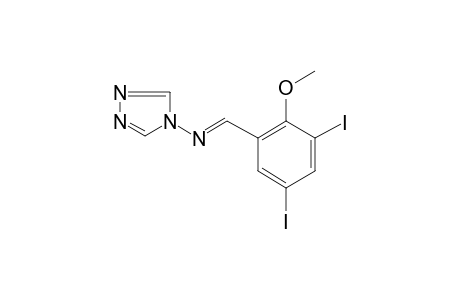 1,2,4-Triazole, 4-(3,5-diiodo-2-methoxybenzylidenamino)-
