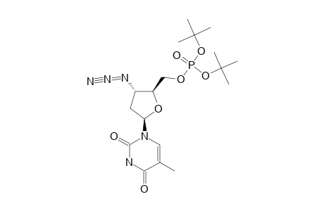 (3'-AZIDO-3'-DEOXYTHYMIDIN-5'-YL)-DI-TERT.-BUTYL-PHOSPHATE