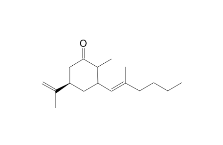 (5R)-20Methyl-3-(E)-2-methyl-1-hexenyl]-5-(1-methylethenyl)cyclohexanone