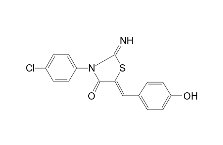 Thiazolidin-4-one, 3-(4-chlorophenyl)-5-(4-hydroxybenxylidene)-2-imino-