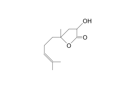 Dihydro-3-hydroxy-5-methyl-5-(4-methyl-pent-3-enyl)-2(3H)-furanone