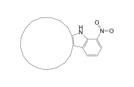 Cycloheptadec[b]indole, 5,6,7,8,9,10,11,12,13,14,15,16,17,18,19,20-hexadecahydro-1-nitro-