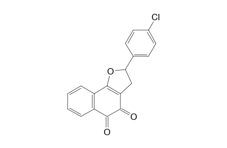 2-(4-Chlorophenyl)-2,3-dihydronaphtho[1,2-b]furan-4,5-dione