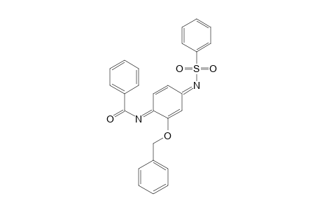 Benzamide, N-[2-(phenylmethoxy)-4-[(phenylsulfonyl)imino]-2,5-cyclohexadien-1-ylidene]-