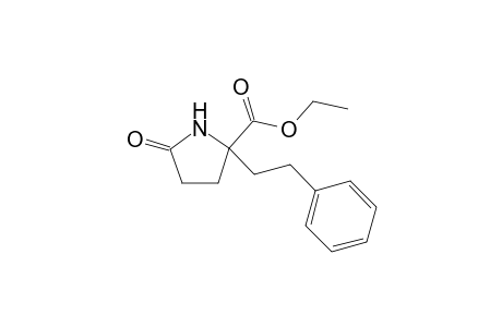 Ethyl 2-(2-Phenylethyl)pyroglutamate