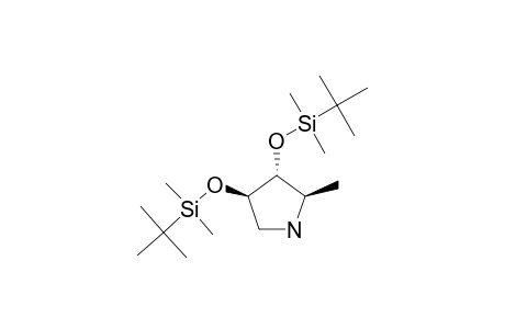 (+/-)-(2S,3S,4S)-3,4-DI-O-TERT.-BUTYLDIMETHYLSILYL-3,4-DIHYDROXY-2-METHYLPYRROLIDINE