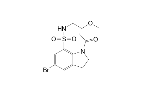 1-acetyl-5-bromo-N-(2-methoxyethyl)-7-indolinesulfonamide