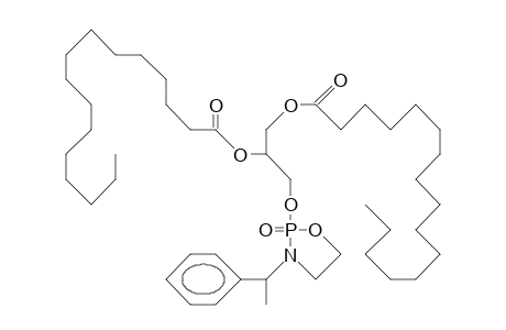 2-(1,2-Dipalmitoyl-sn-glycero)-3-(1-methyl-benzyl-2-oxo-1,3,2-oxazaphospholidine isom. A