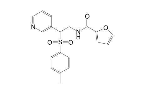 2-furancarboxamide, N-[2-[(4-methylphenyl)sulfonyl]-2-(3-pyridinyl)ethyl]-