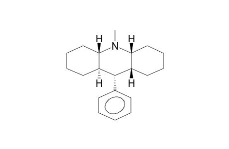 9-PHENYL-10-METHYL-TRANS,ANTI,CIS-PERHYDROACRIDINE