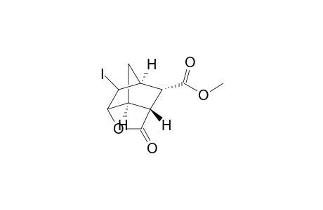 (1S,6R,7S,9R)-2-Iodo-5-oxo-4-oxa-tricyclo[4.2.1.0(3,7)]nonane-9-carboxylic acid methyl ester