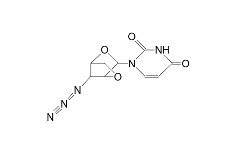 1-(2,5-Anhydro-3-azido-3-deoxy-B-D-arabinofuranosyl)-uracil