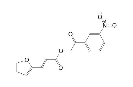 2-(3-nitrophenyl)-2-oxoethyl (2E)-3-(2-furyl)-2-propenoate